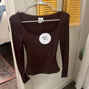 Brown long sleeve